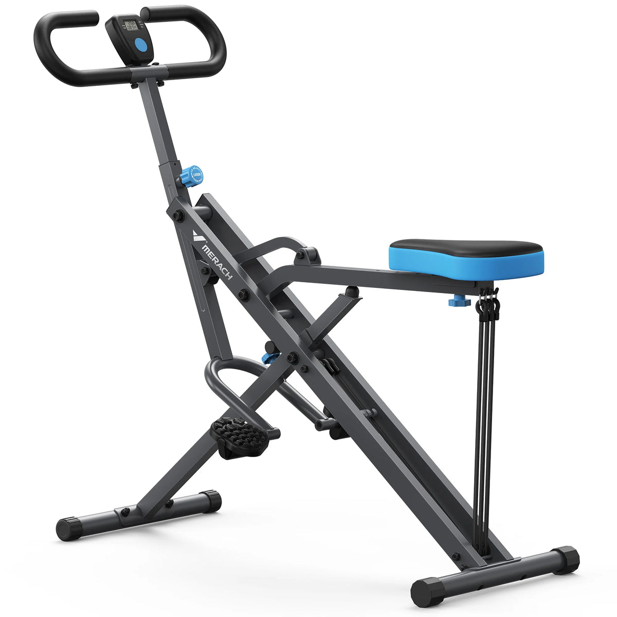 MERACH Adjustable Squat and Rowing Machine for Home Leg Workouts