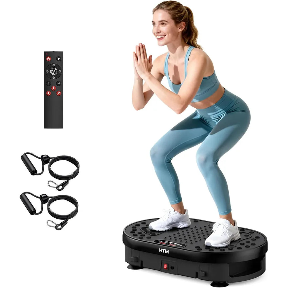 Vibration Plate Exercise Machine With 120 Speeds And Preset Programs