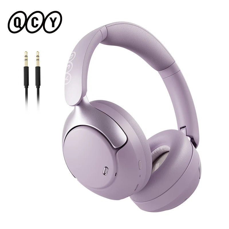 QCY H3 Pro Wireless Over Ear Headphones Featuring Adaptive ANC