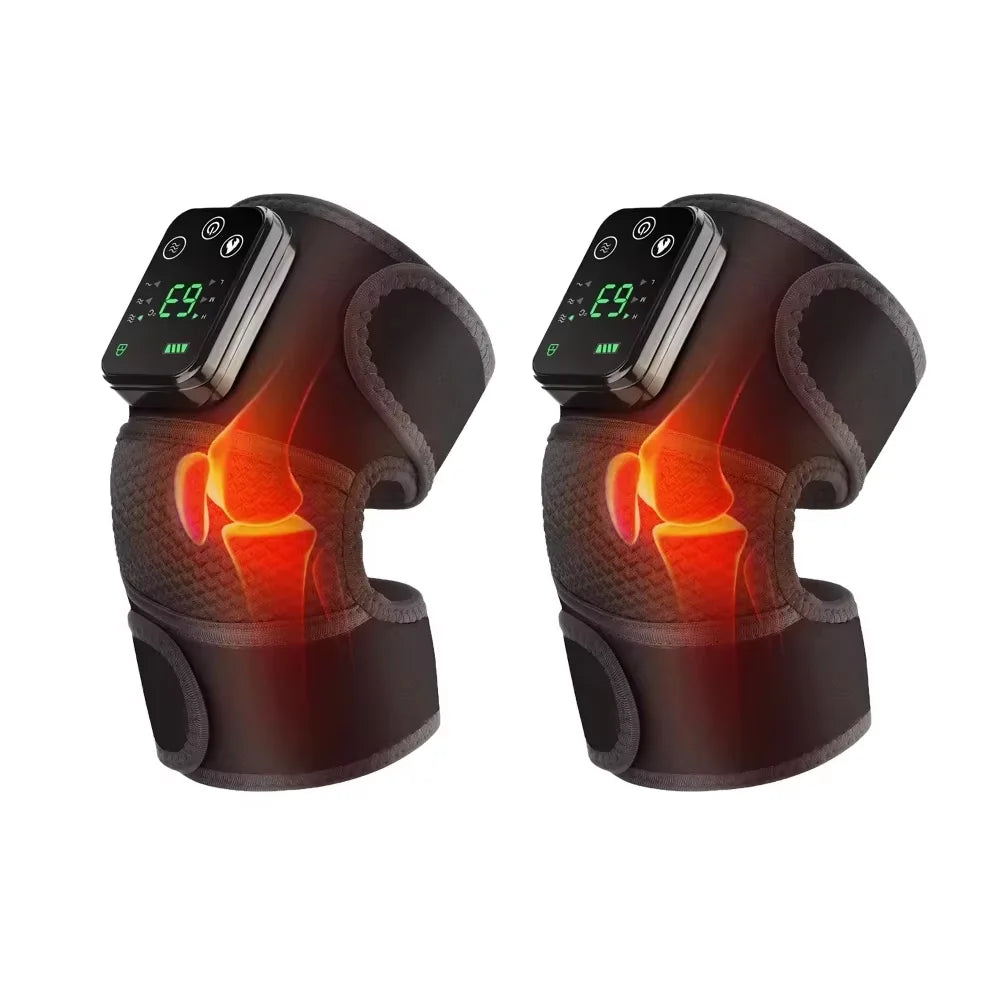 3-in-1 Cordless Thermal Knee Pad Massager for Shoulder Elbow Heating Vibration Massage Leg Joint Shoulder Brace Muscle Relax