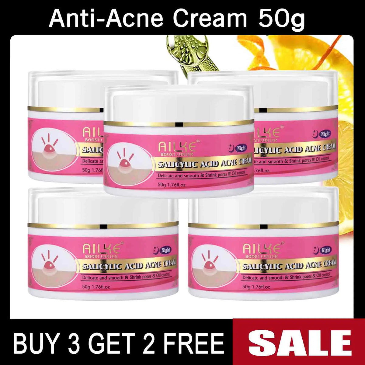 AILKE Natural Skin Brightening and Moisturizing Skincare Set