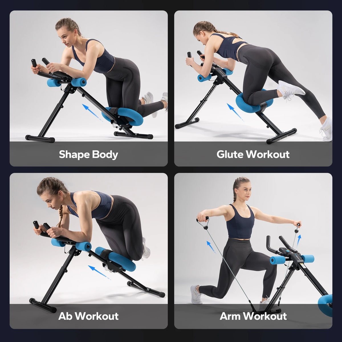 MERACH Adjustable Abdominal Trainer for Core Strength Workouts