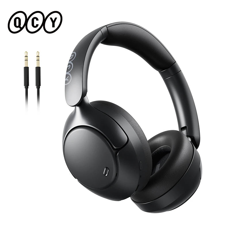 QCY H3 Pro Wireless Over Ear Headphones Featuring Adaptive ANC