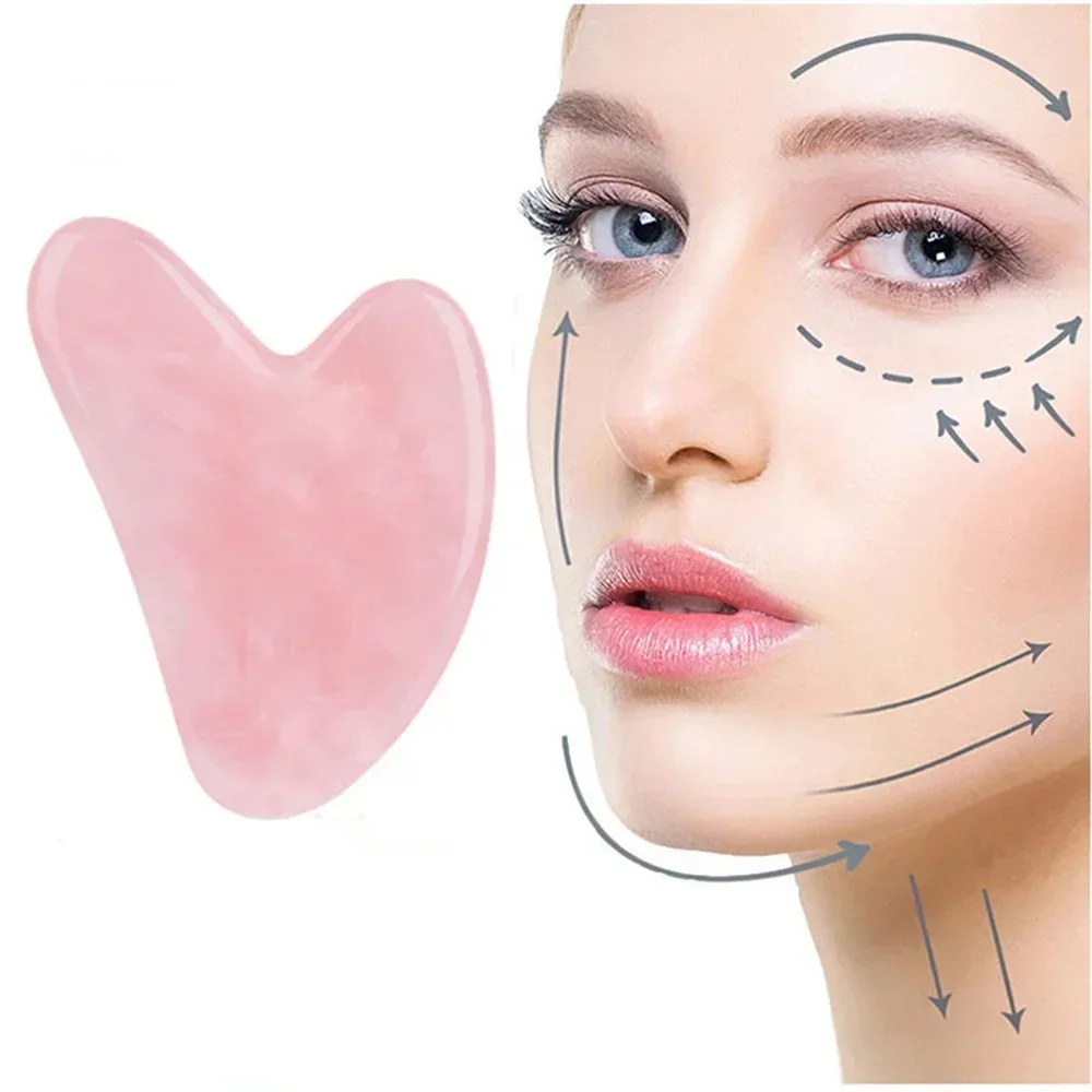 Professional Natural Jade Gua Sha Board Facial Body Massage Tool