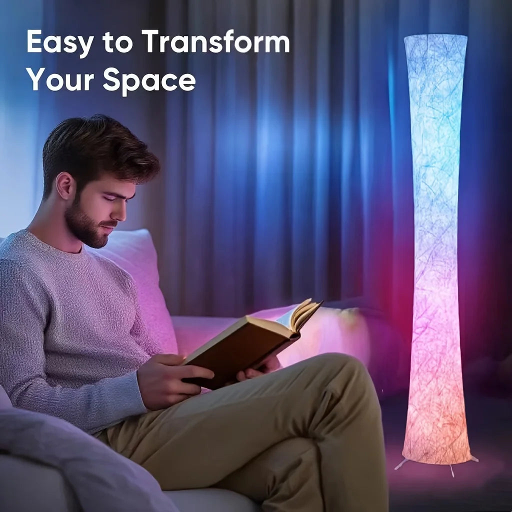Smart RGB Floor Lamp With Music Sync And Remote Control