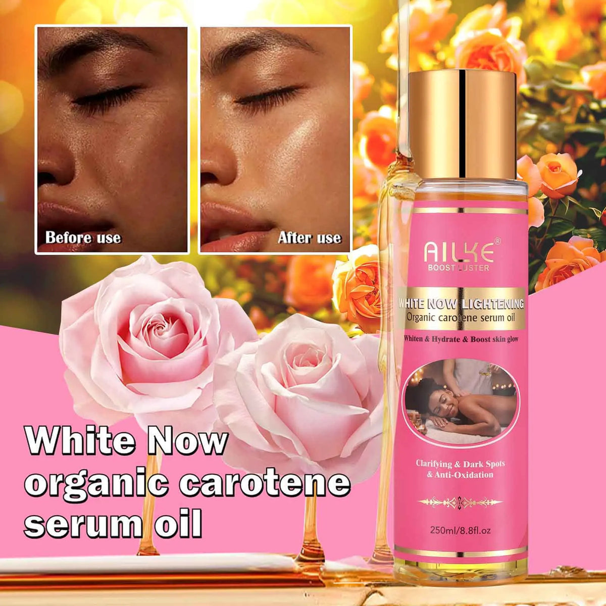 AILKE Natural Skin Brightening and Moisturizing Skincare Set