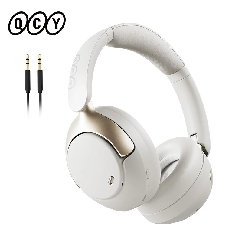 QCY H3 Pro Wireless Over Ear Headphones Featuring Adaptive ANC
