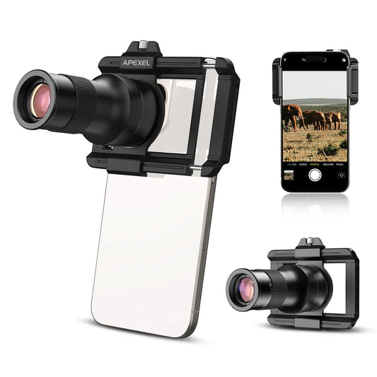 APEXEL Telephoto Macro Smartphone Lens With Telescope Function