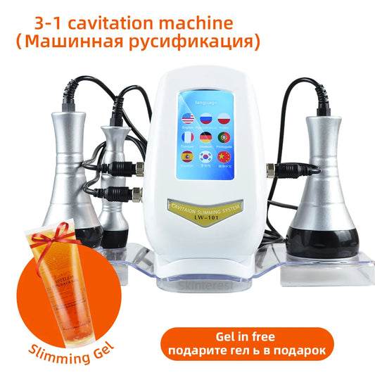 Missheart 3In1 Beauty Body Cavitation Massager For Facial Tightening
