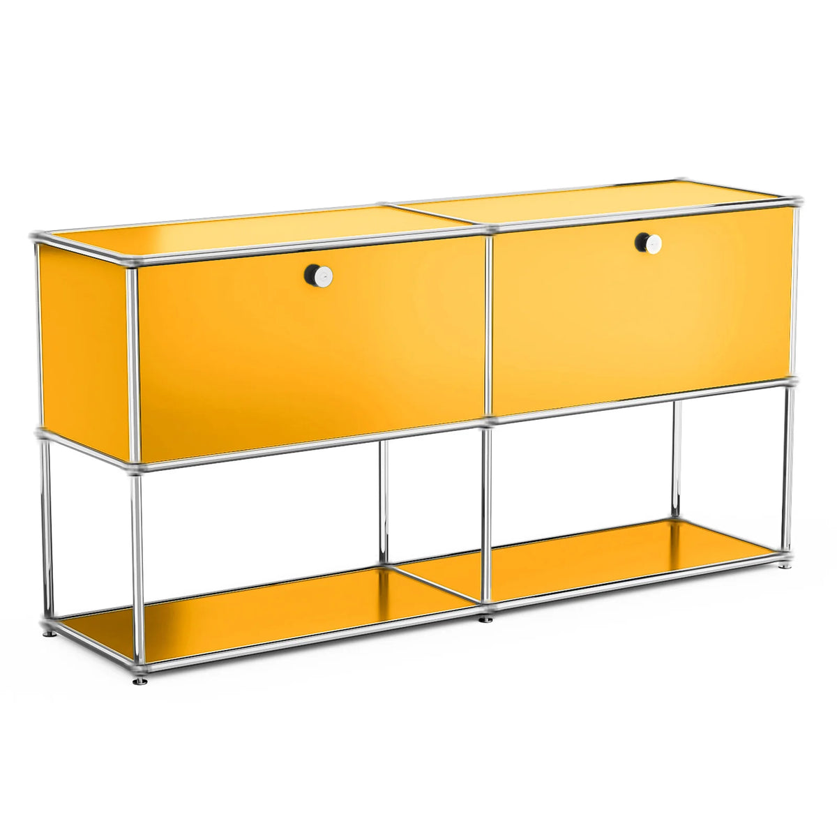 Modern Stainless Steel Storage Cabinet And TV Stand Organizer
