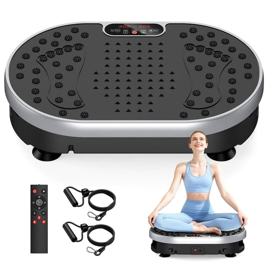 Vibration Plate Exercise Machine With 120 Speeds And Preset Programs