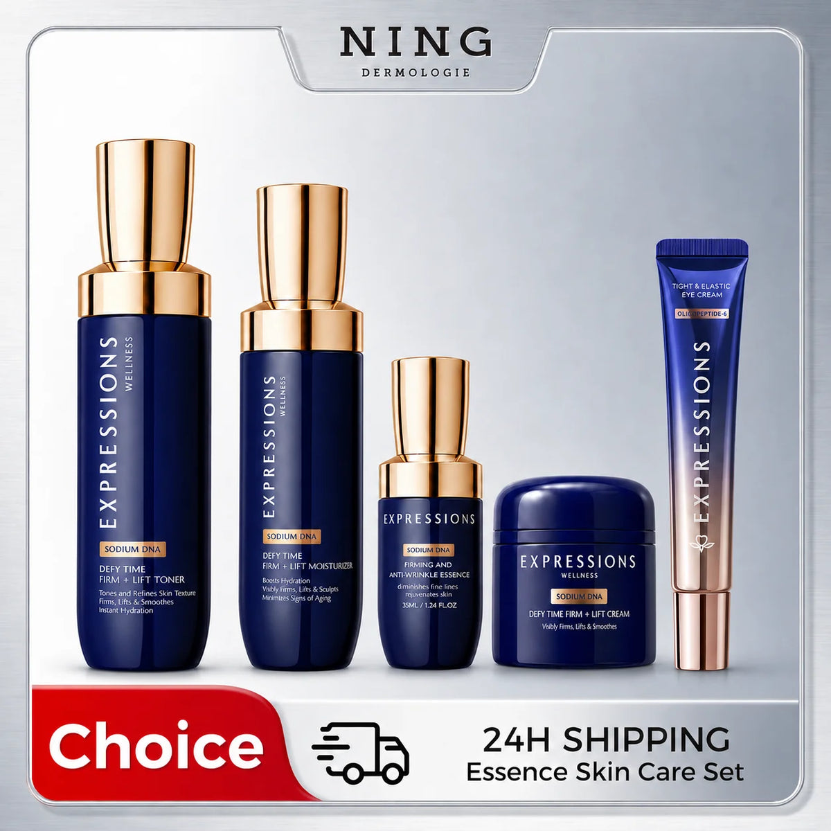 Expressions Wellness PDRN Collagen Anti Aging Skincare Set