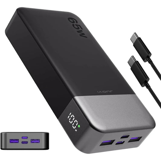 JUOVI 65W Laptop Power Bank With USB C Fast Charging