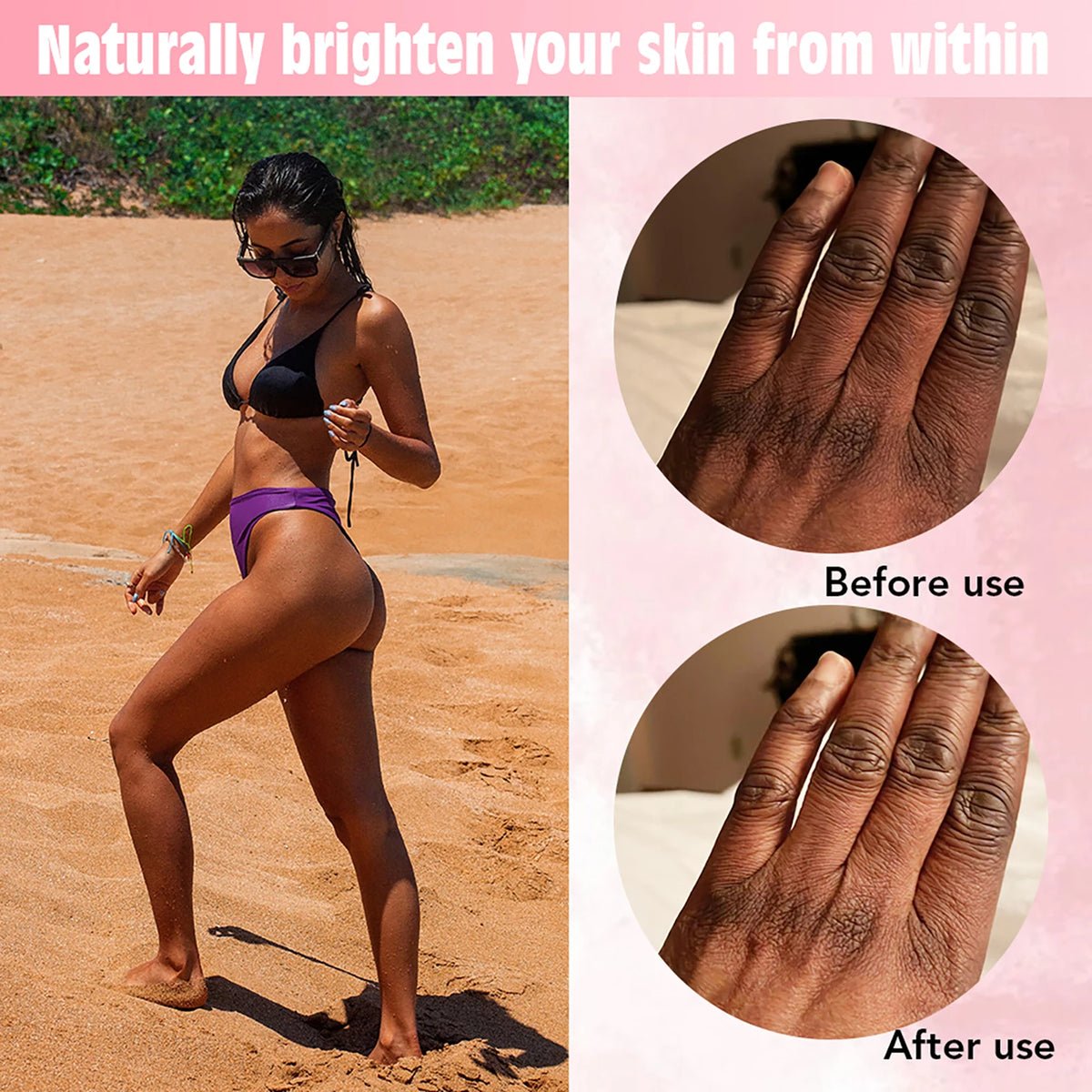 AILKE Vitamin C Glutathione Brightening Body Lotion for Even Tone