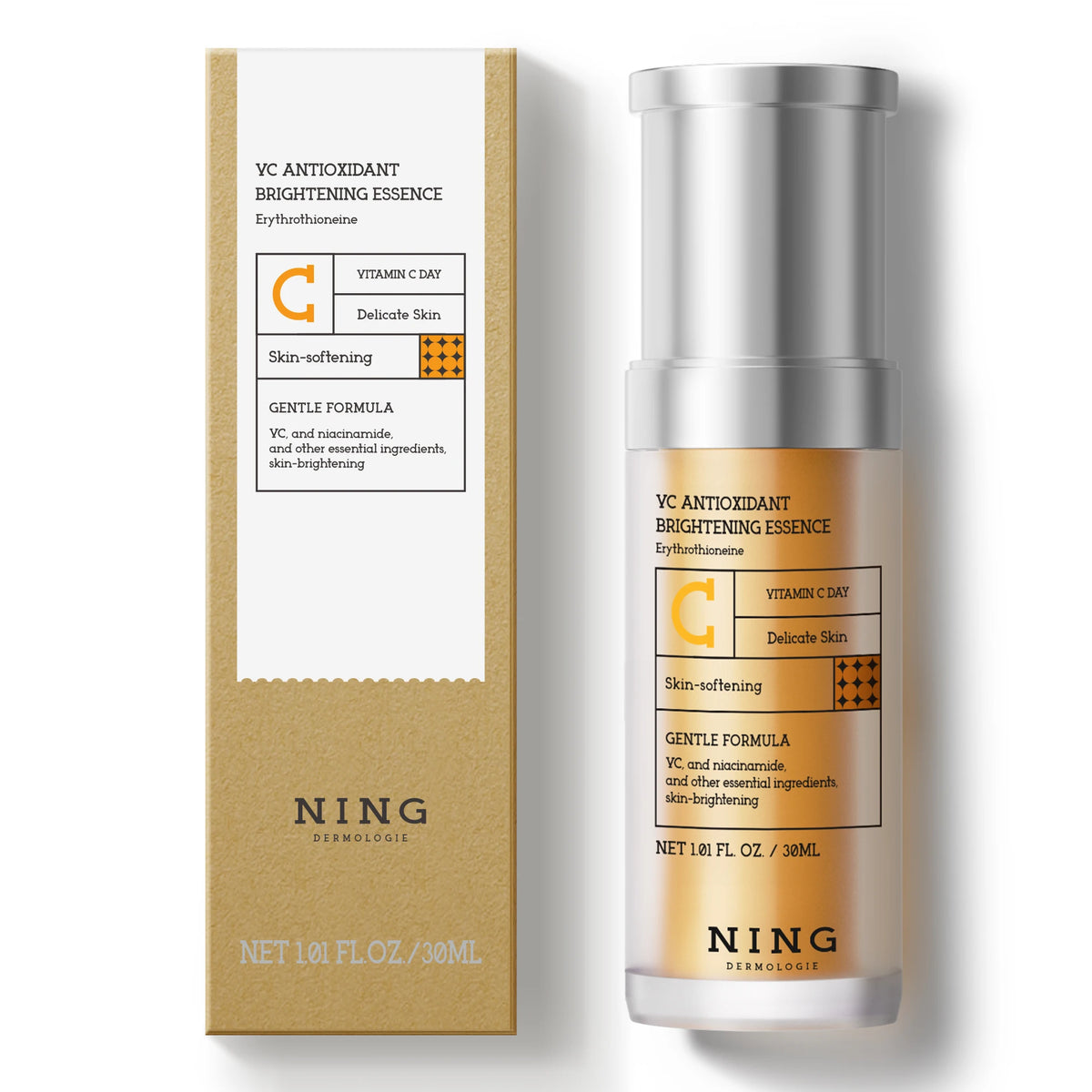 Niacinamide & Vitamin C Serum – Brightening & Hydrating Formula for Dark Spots & Hyperpigmentation Treatment