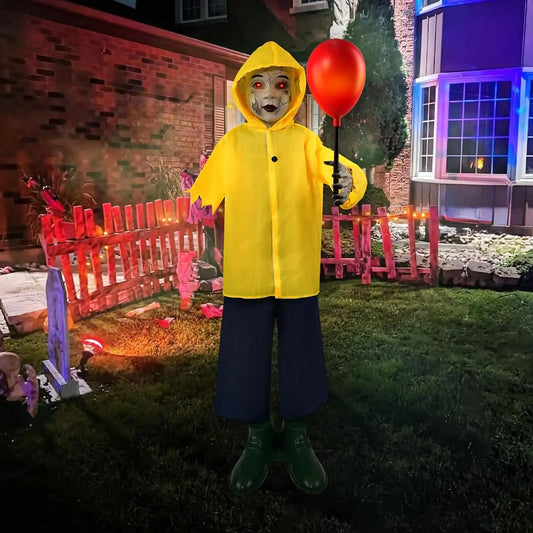 Halloween Animatronic Prop With Sound And Touch Activation