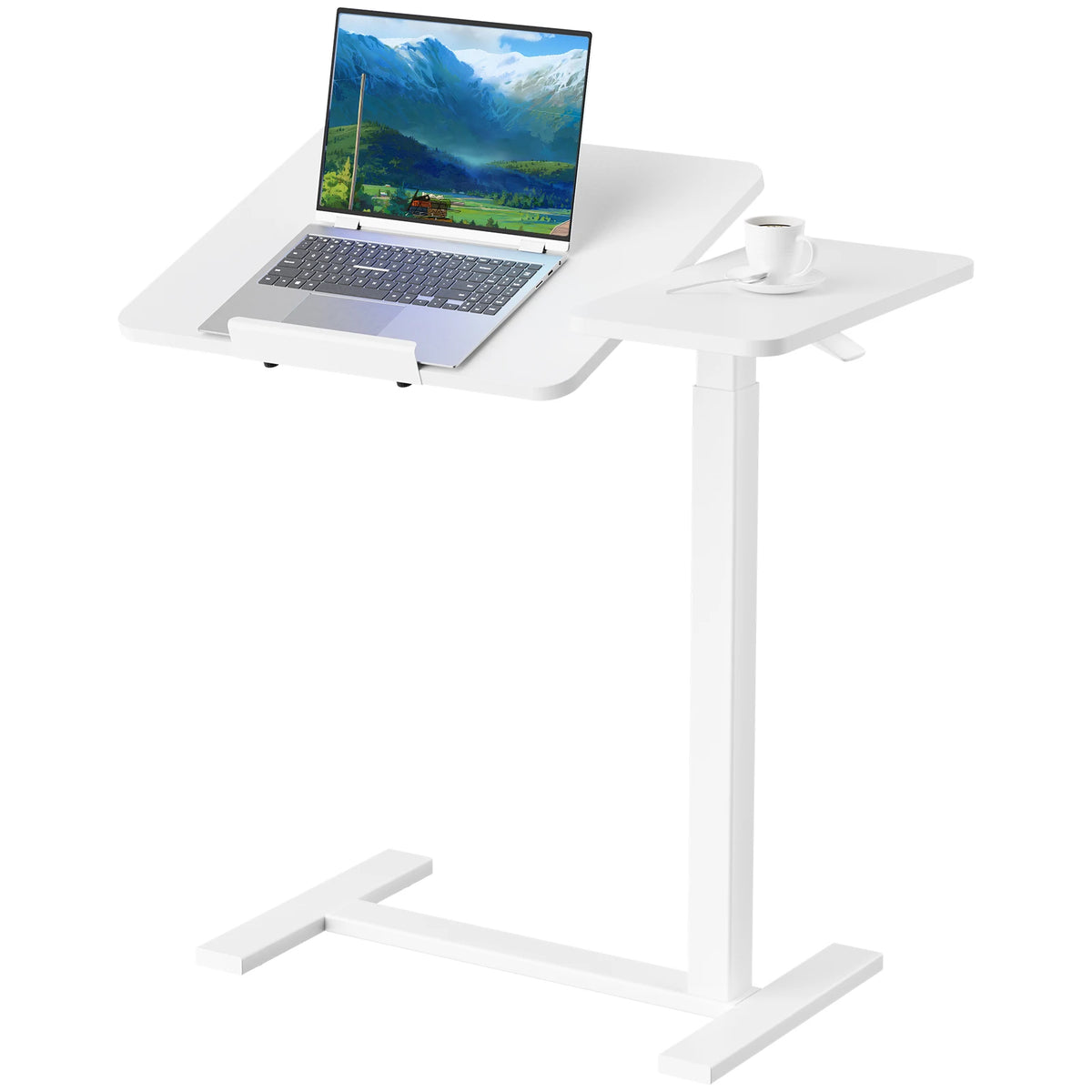 JHK Adjustable Overbed Lap Desk With Tilting Top for Bedroom