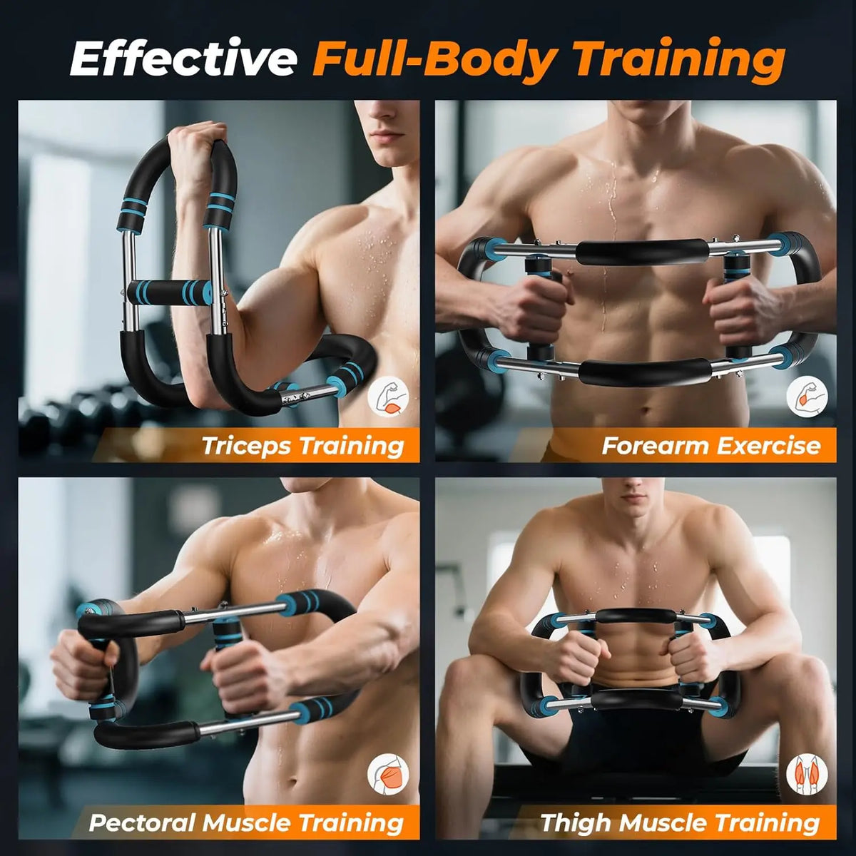 U Shape Arm Trainer Hand Gripper For Upper Body Strength Training