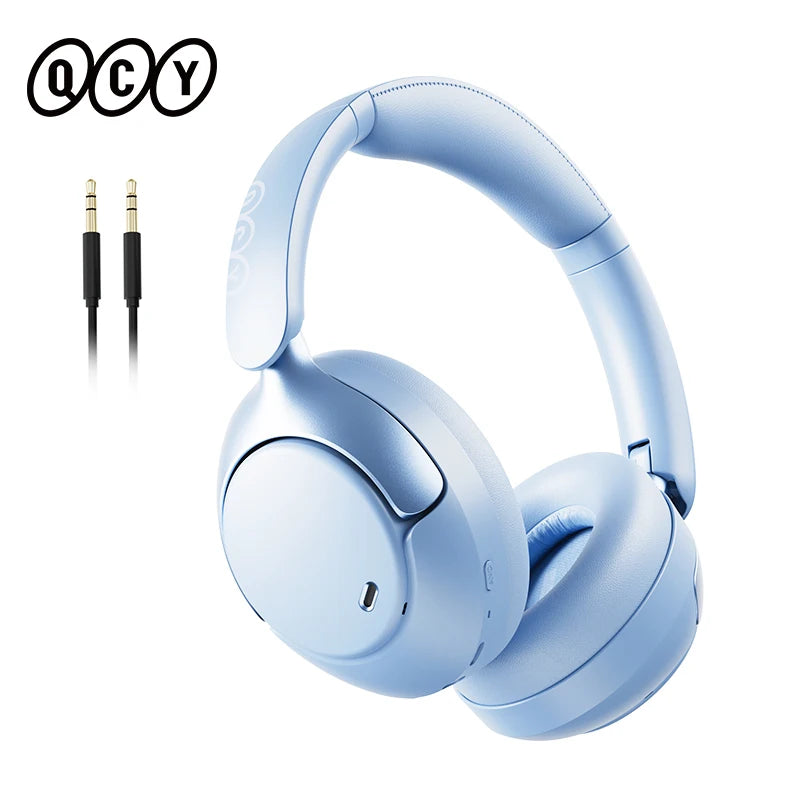 QCY H3 Pro Wireless Over Ear Headphones Featuring Adaptive ANC