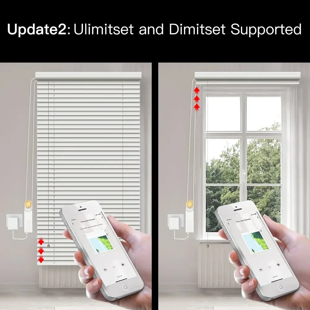 Moes Zigbee Smart Motorized Roller Shade Drive Kit Voice Control