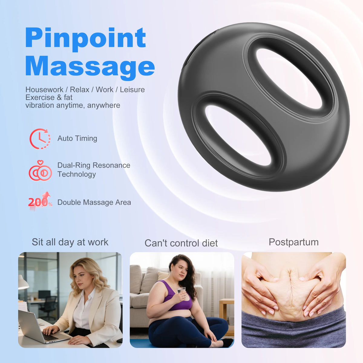 Leercon Portable Mini Fascia Vibration Muscle Massager
