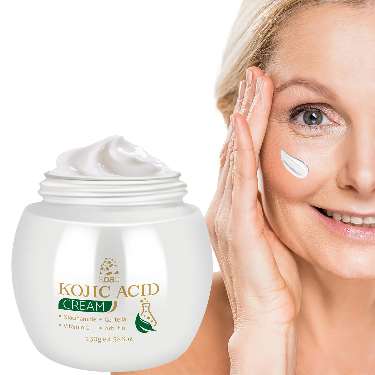 Aoao Kojic Acid Facial Moisturizer With Vitamin E And Collagen